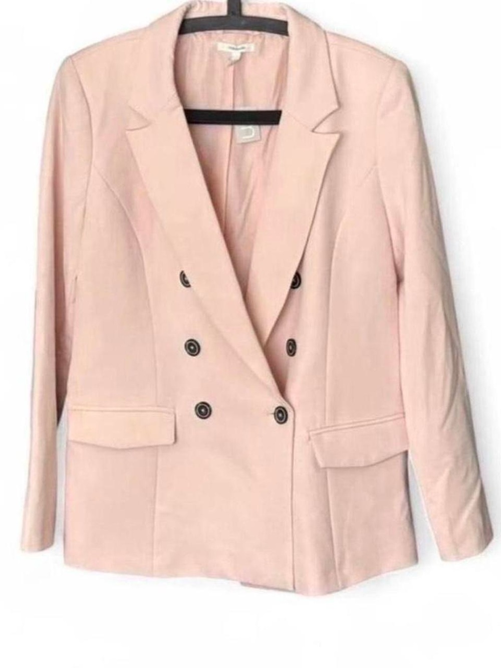 Maurices Light Blush Pink Double-Breasted Blazer